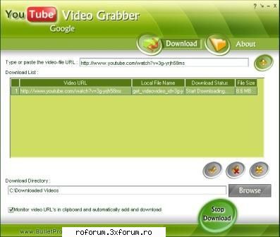 youtube google video grabber video grabber is an easy to use program to download video files from