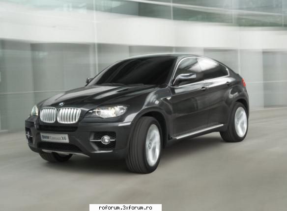 BMW X6 - primele imagini oficiale!-Concept - Iata primele imagini oficiale cu noul BMW X6, un - Auto